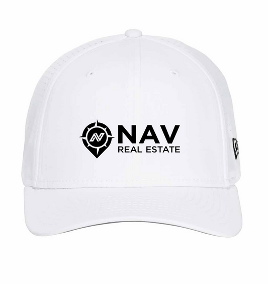 White NAV Trucker Hat