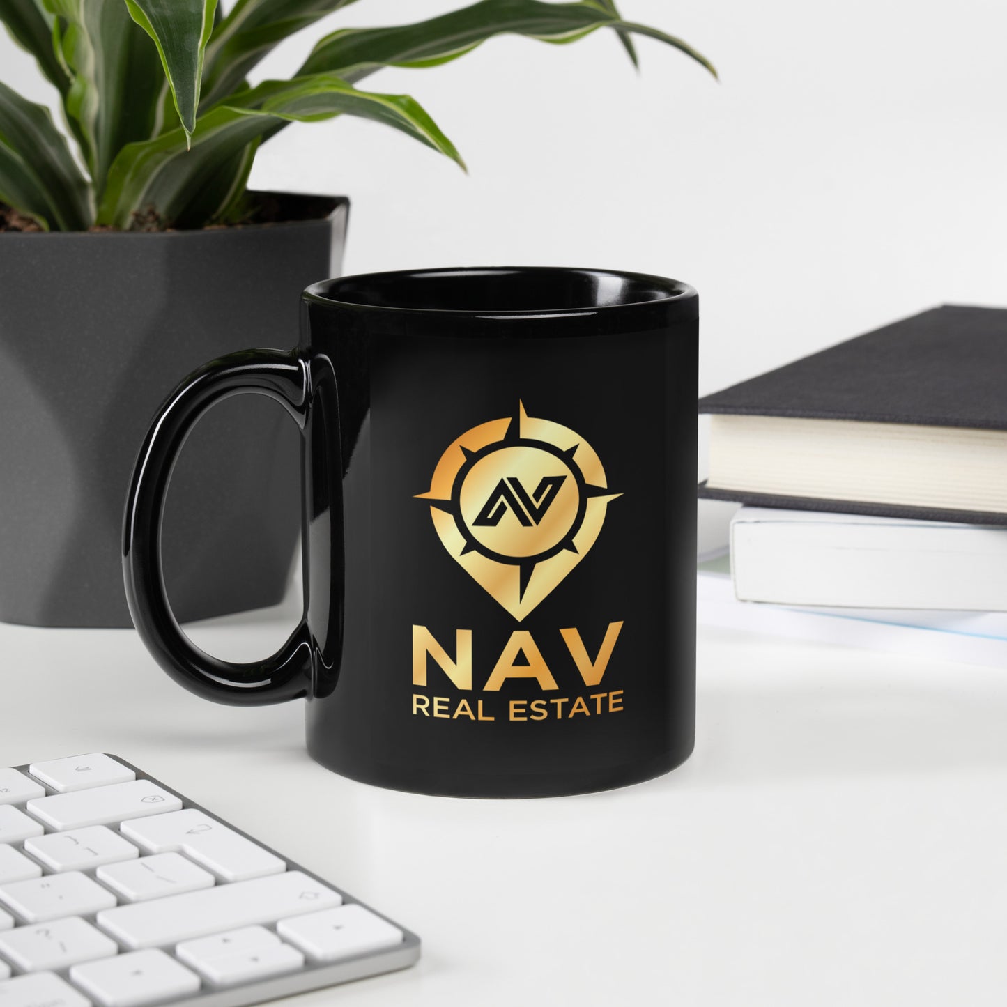 Black Glossy Mug